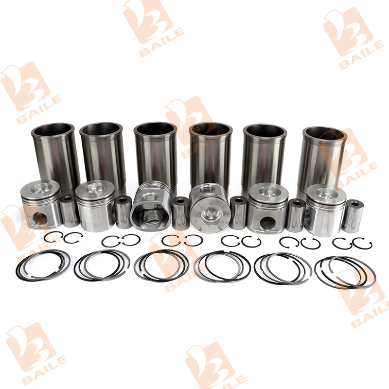 Overhaul Repair Kit Engine Parts Rebuild Kit Piston With Full Gasket Kit for John Deere 6068 6068T Engine Generator Power Units