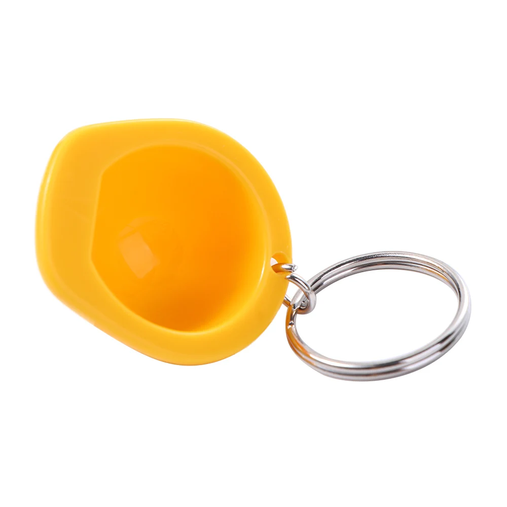 Plastic Mini Safety Helmet Keychain Creative Hard Hat Keychain Men and Women Fashion Small Pendant Bag Charms