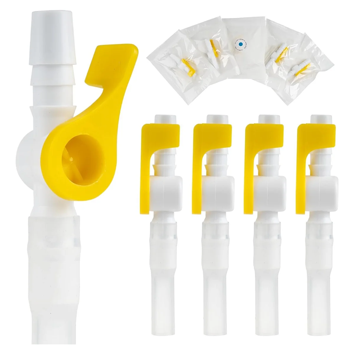 

Comfort Flow Catheter Valves - Sterile,Easy to Use Lever Tap,Smooth Edges, and Tubing for Optimal Urine Drainage Comfort