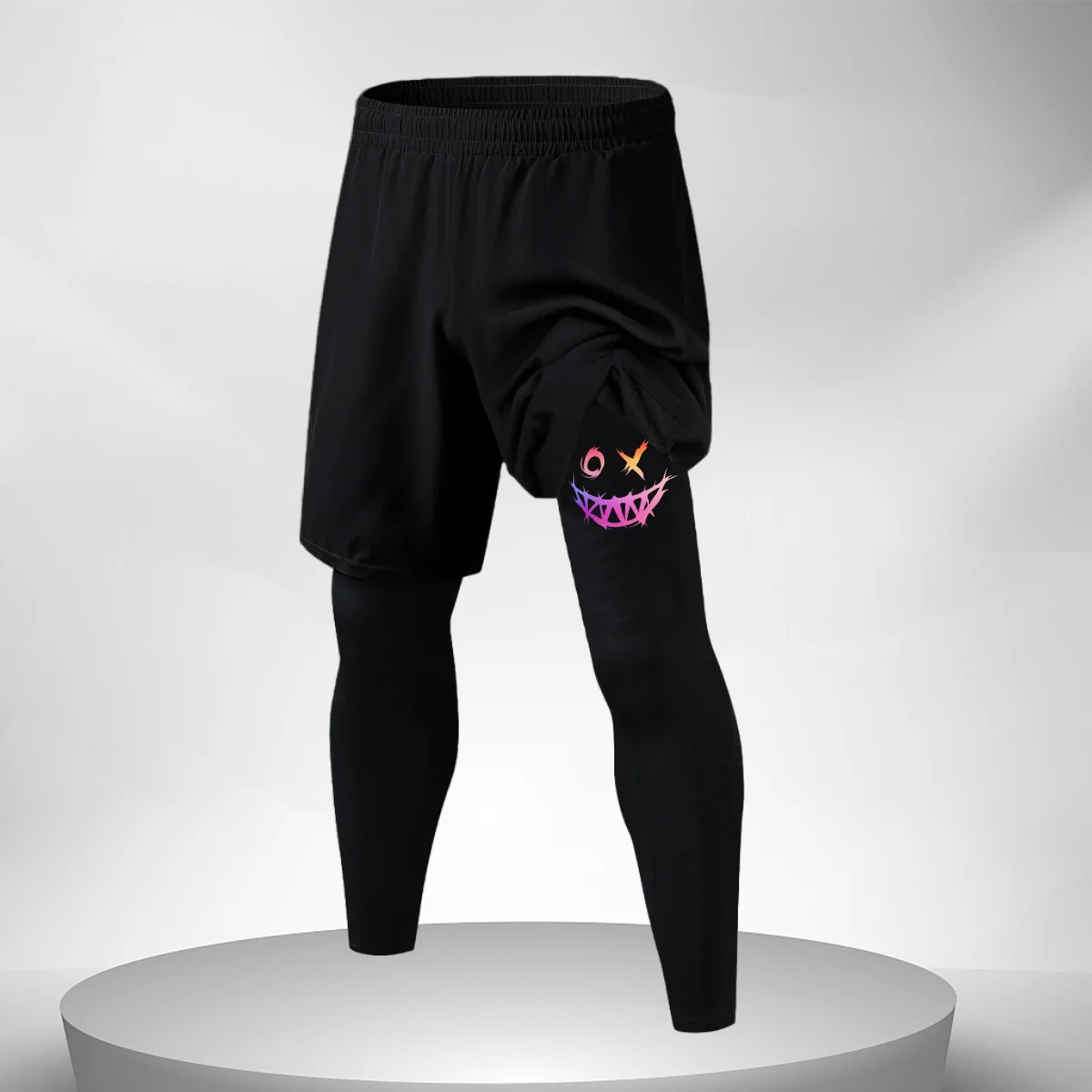 Fitness Training Pants Men\'s Running Compression Pants Quick Dry Gym Workout Leggings Male Sport Bottom