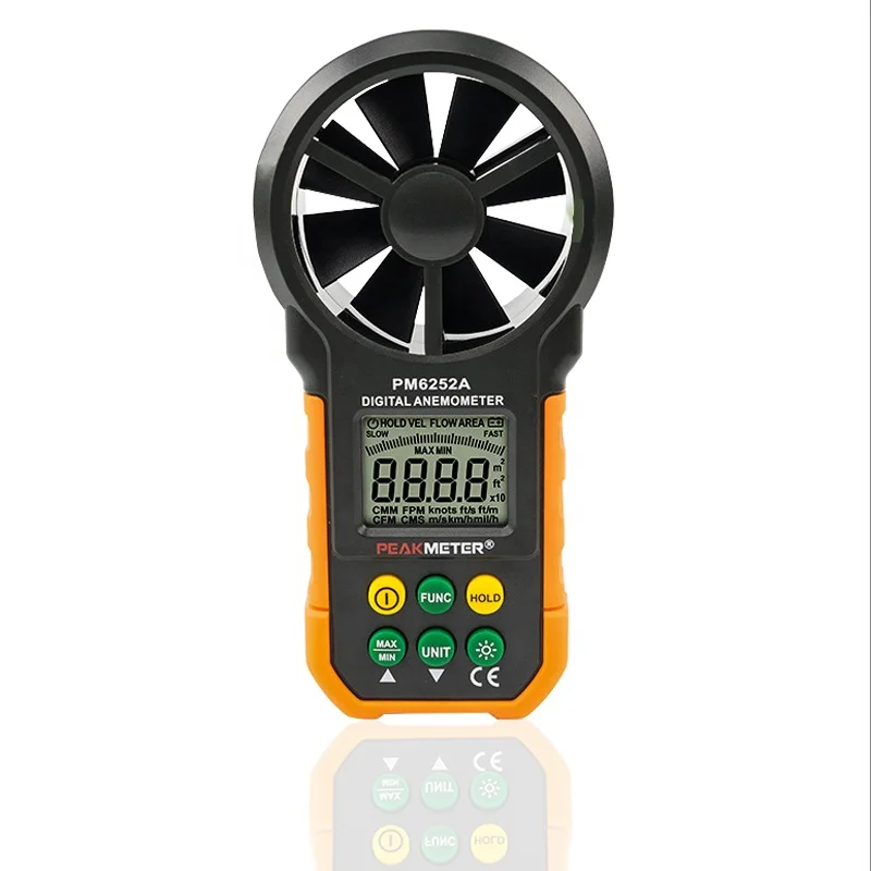 

PM6252A Digital Anemometer Portable Air Volume Tester