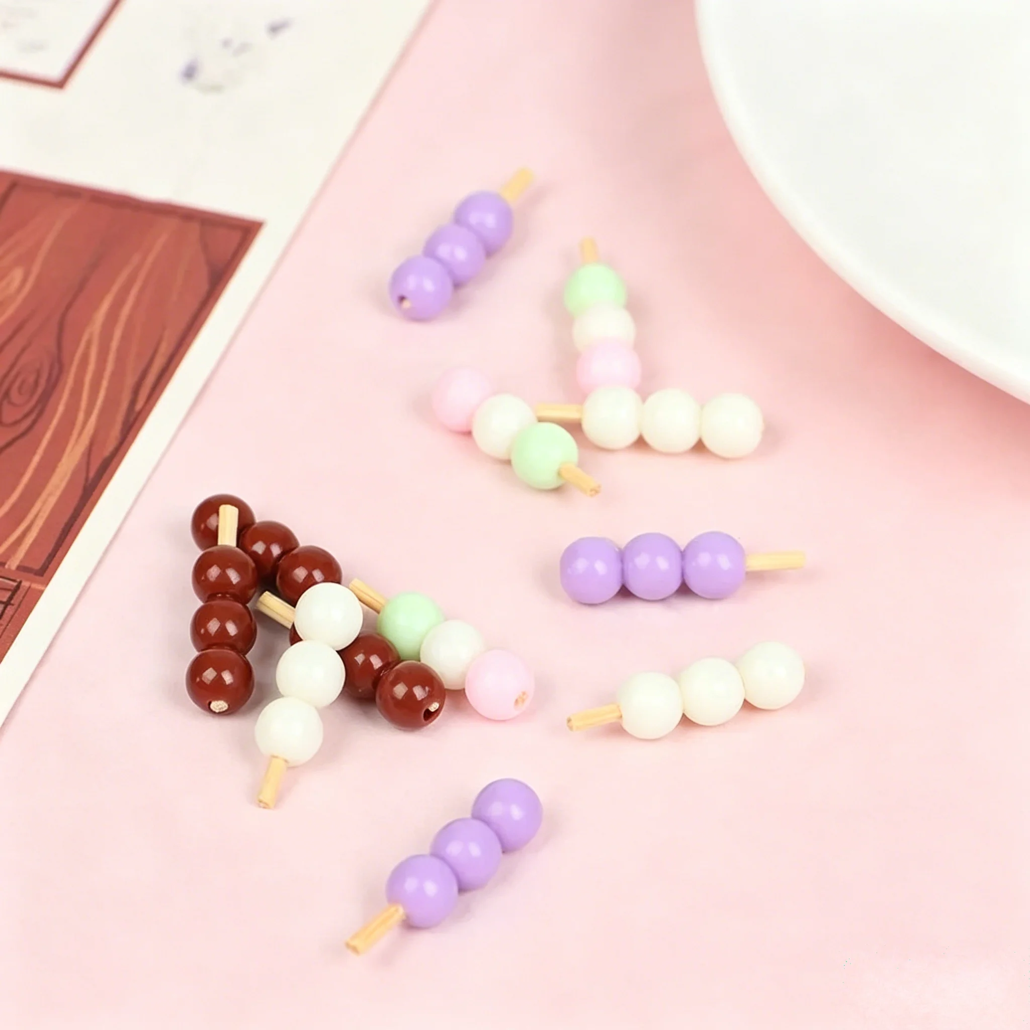 5 個ドールハウスミニ日本の魚団子もち米団子餅串食品キッチン - Centerpiece Stick のレビューと価格