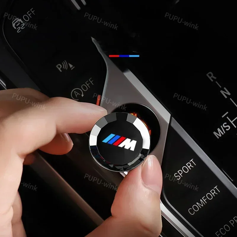 Crystal Start Button for BMW 1 2 3 4 Series G20 F40 F44 X3 G01 X4 G02 G06 G07 M3 G80 M4 G82 Z4 I4 Multimedia Start Button Cover