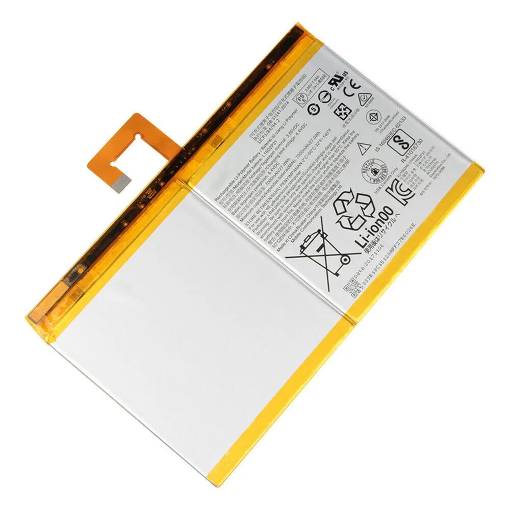 L16D2P31 3.85V 7000mAh Laptop Battery For Lenovo Tab 4 10/10 REL/10 PLUS TB-X304L X304F TB-X704F X704L X504F X504L Series