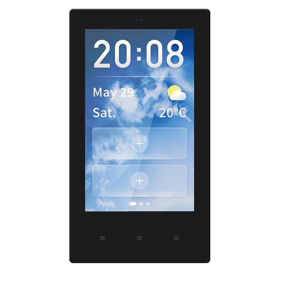 

Умный дом, 3-канальный переключатель США, шлюз автоматизации Zigbee с сенсорным экраном, концентратор Zigbee 3,0, 4-дюймовая панель управления