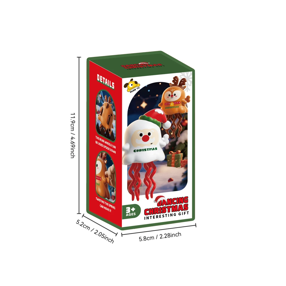 Magic Wind-Up Dancing Toy – Halloween & Christmas Novelty Gift, Funny Stress Relief Prank for Kids, Teens & Adults Newborn gifts