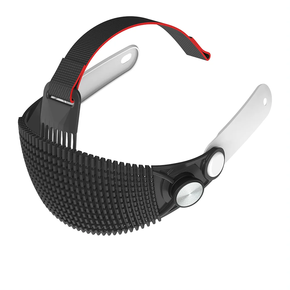 VR Meta Quest3 und Quest3S Stirnbänder, verstellbare Größe, bequem, atmungsaktiv, weiches Gummi-Stirnband-Zubehör – Detail 10