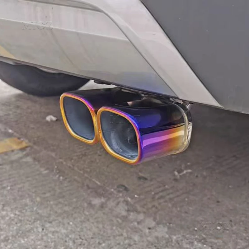 

For Toyota C-HR CHR 2017 - 2022 Car Stainless Steel Rear Exhaust Pipe Muffler Tail End Tube Car Accessories Auto Parts