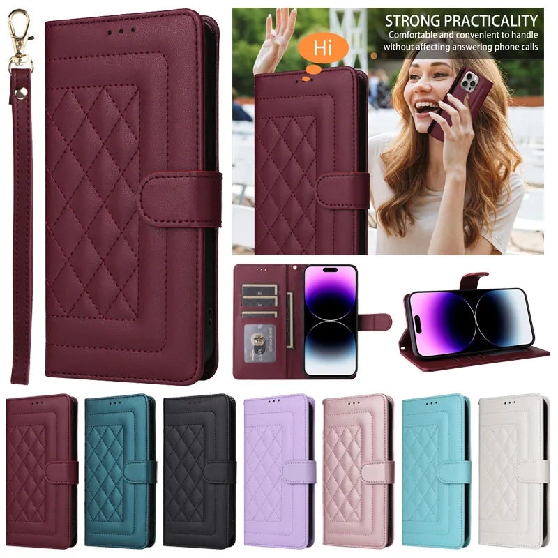 

Модный флип-чехол-кошелек для iPhone 15 14 13 Pro Max, чехол для iPhone SE 2022 11 12 Pro XS Max X XR 7 8 Plus 6 6s, чехол для телефона, сумка