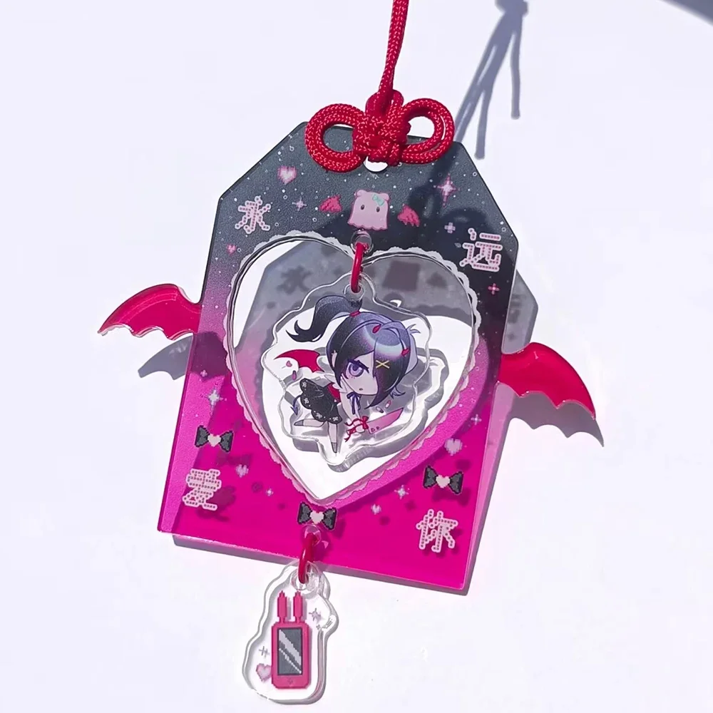 Cosplay accessory keychain featuring NEEDY GIRL OVERDOSE artwork