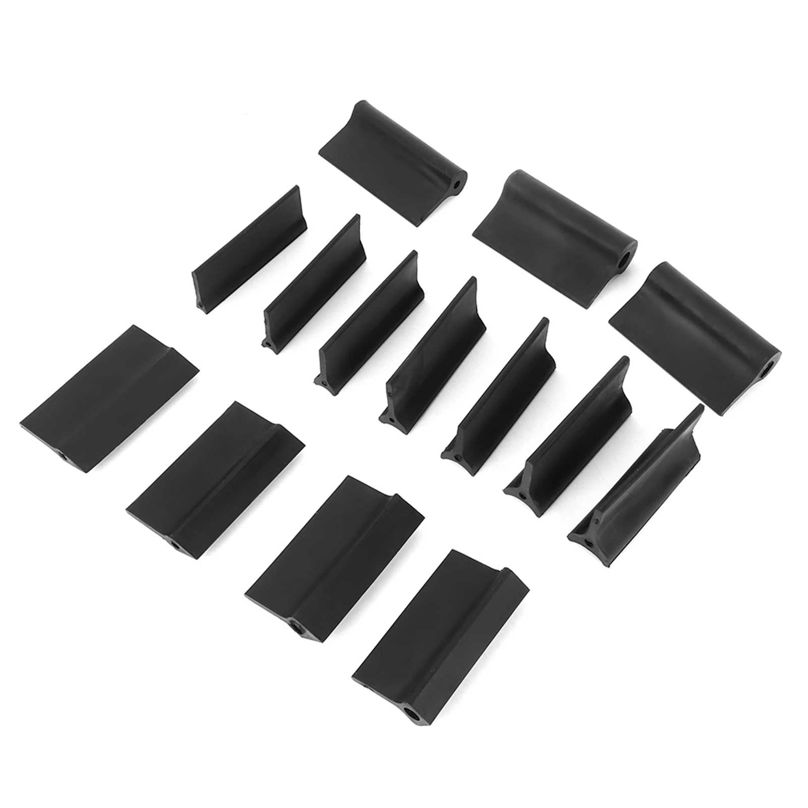 14-teiliges Gummi-Schleifpapier-Set Schleifblock Gummi-Schleifmatte Flexibles Kontur-Polierpad Holzbearbeitungswerkzeuge