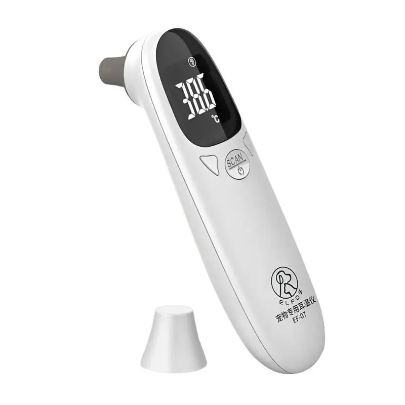 Dog Ear Thermometers Dog Tech Supplies Puppy Thermometers Fever Detection Device Pet Supplies High-Precision Clear Led Display