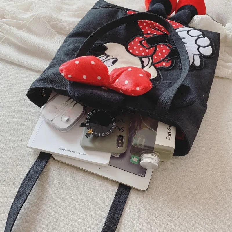 Disney Mickey mouse torba na ramię damska nowa torebka miękka kurierska torba o dużej pojemności torba na ramię na zakupy