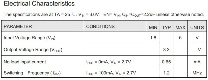 DC-DC-Leistungsmodul: 1,8V-5V zu 3,3V Auf-/Abwärts-Umwandlungsmodul – Detail 5