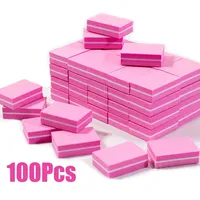 10-100psc Mini Buffing Sanding Files Block Pedicure Care Nail Art Buffer Polish Manicure Pedicure Nail File Tools Nail Charm new