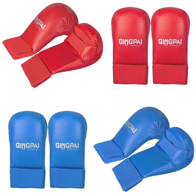 

Professional Karate Training Mitts Karate Gloves with Thumb Protection Elastic Hook Loop Closing Premium Sparring Boxing Glove