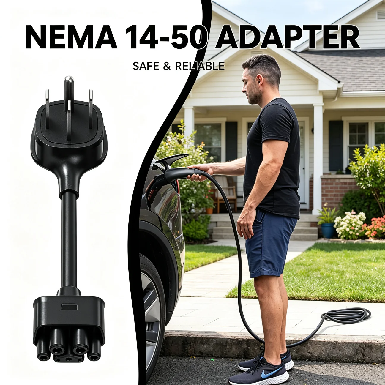 Gen 2 Mobile Portable Charger NEMA 14-50 Adapter for Tesla Connects To A 32 Amp 250V for Tesla Model 3/Y/X/S/Cybertruck