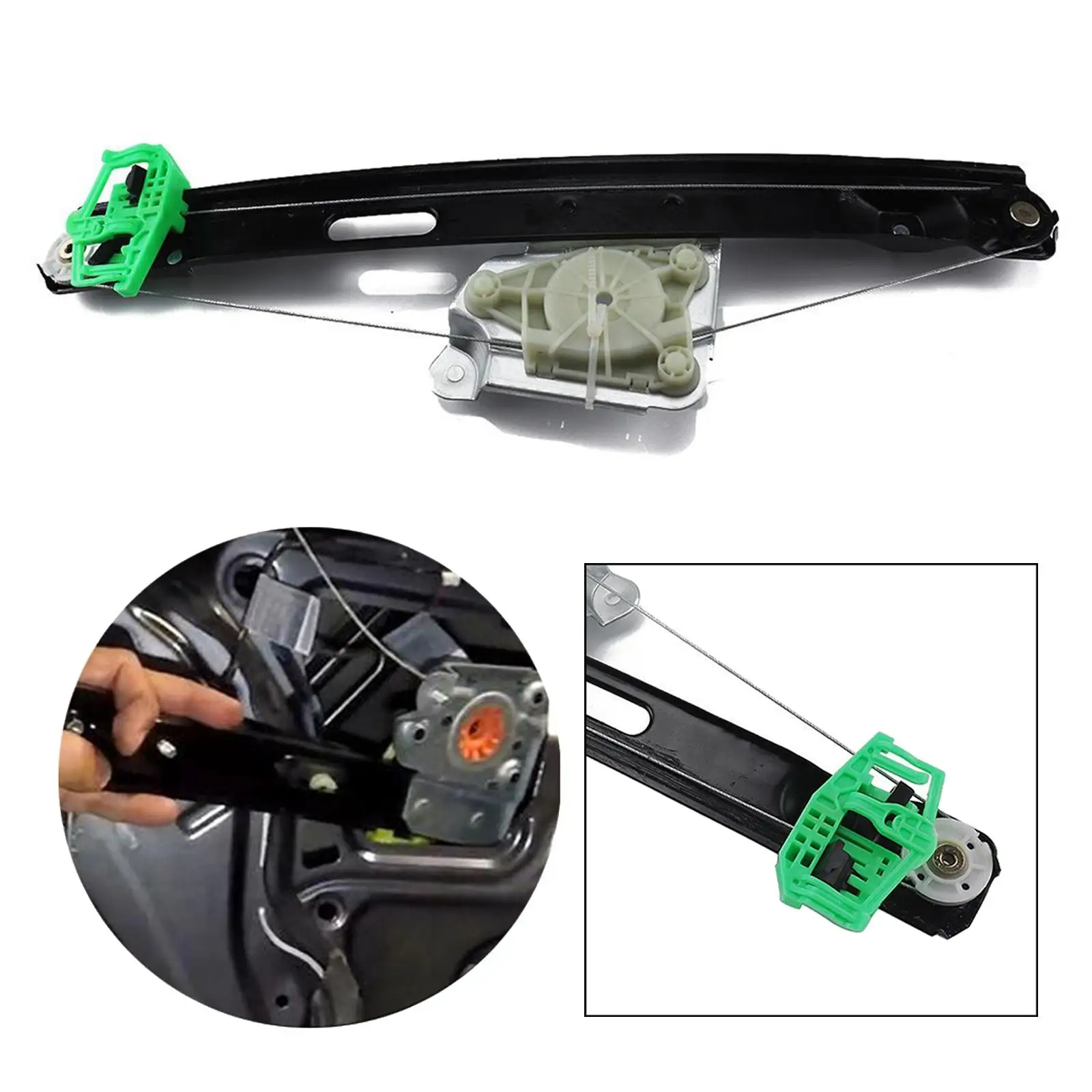 

Rear Left Power Window Regulator for 3 Series 325i 325Xi 328i 328xi 330i 330Xi 335d 335i 335xi M3 Sedan 51357140589
