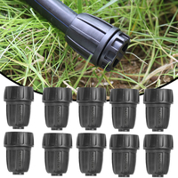 2Pcs/Lot 16mm PE Pipe End Cap Garden Watering Tube Connector Agricultural Irrigation Fittings Lock Catch Water Stop Joint