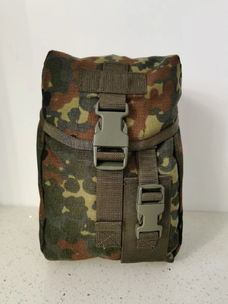 Tactical Bag German Mottle Camouflage Large Medical Bag  Tactical Vest Accessory Bag