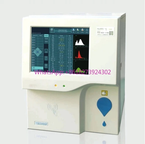 Laboratory Clinic Hematology Analyzer CBC Machine Blood Cell Counter 3 Parts Veterinary Hematology Analyzer