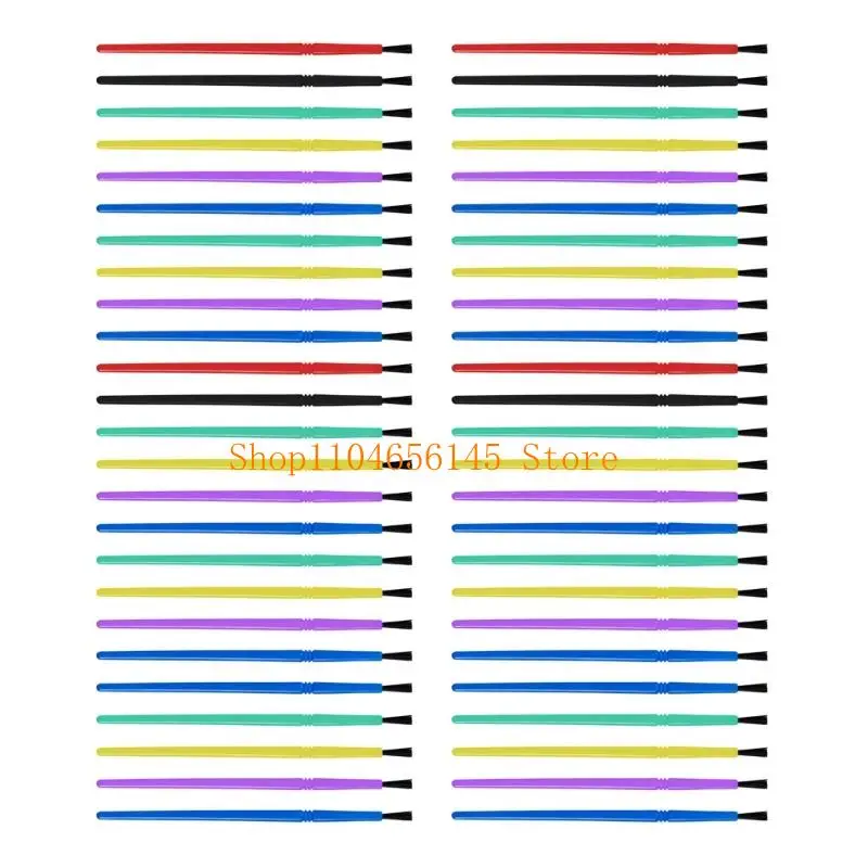 5asd 50 pcs pequenos pincéis