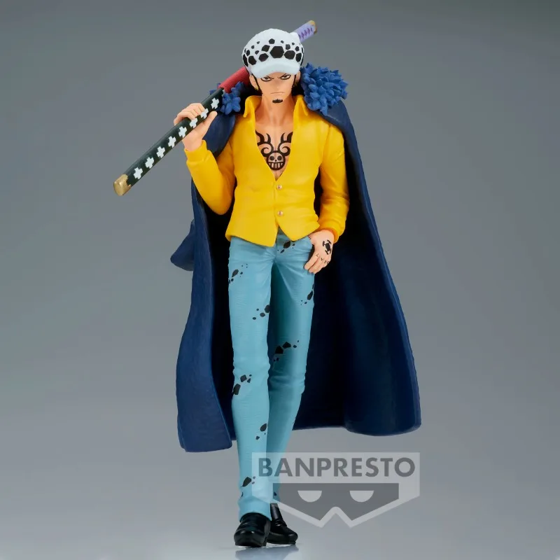 In Stock Bandai BANPRESTO THE Voyage One Piece Trafalgar D. Water Law Anime Action Figure Toy Gift Model Collection Hobby