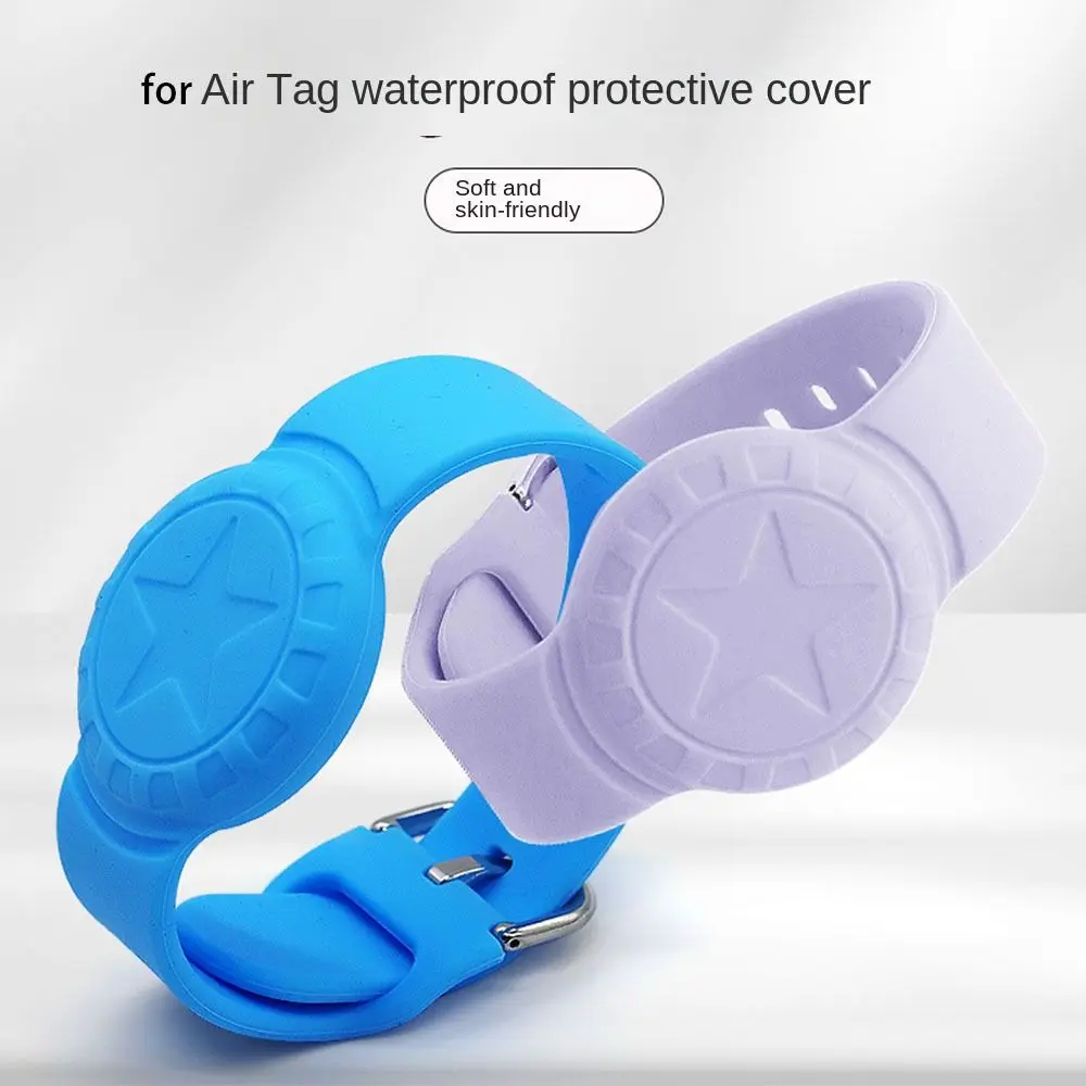 سوار ساعة تعقب للأطفال للعلامة الهوائية ، قابل للتعديل ، حزام ساعة سيليكون مضاد للخدش ، مضاد للفقد ، كم واقي مقاوم للماء ، أطفال