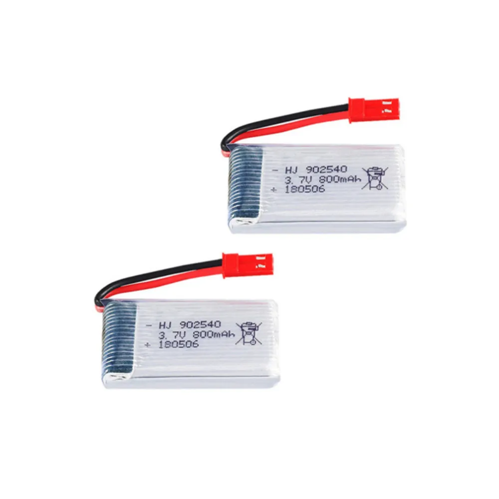 3.7V 800mAh Lipo Battery with JST Plug for X400 X500 X800 HD1315 HJ818 HJ819 X25 RC Quadcopter Drone Spare Parts