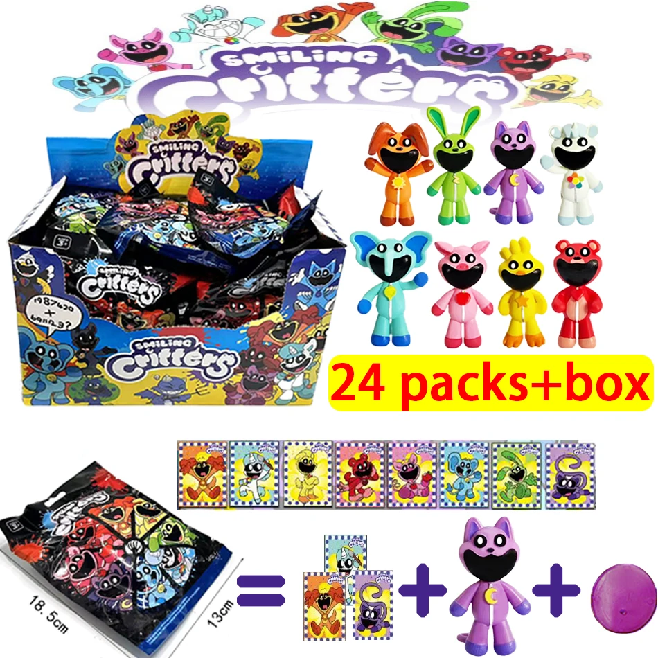 Anime Smiling Critters figures Mystery Box Blind Box Toys Gifts for Fans Adults Figure Decorative Kids birthday Christmas Gifts