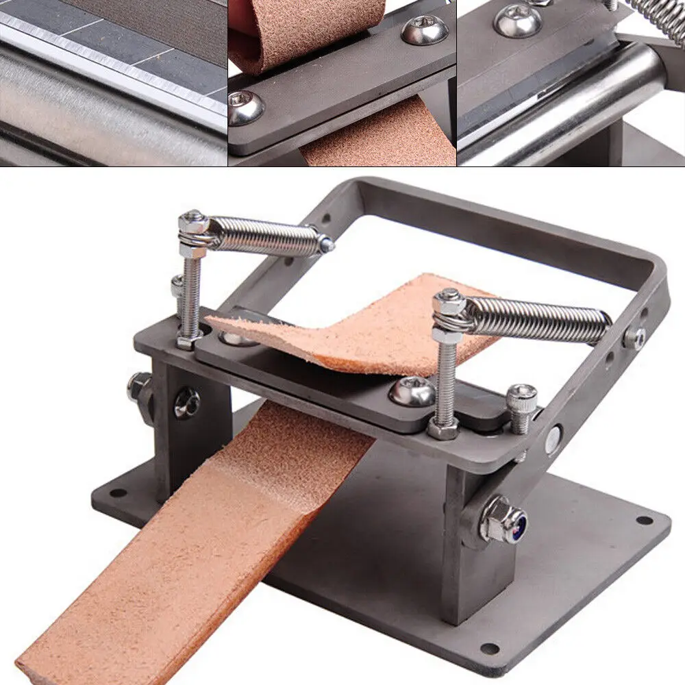 Portable Leather Splitter Peeling Machine DIY Manual Skiving Shovel Stainless Steel Skiving Skiver Peeling Tool