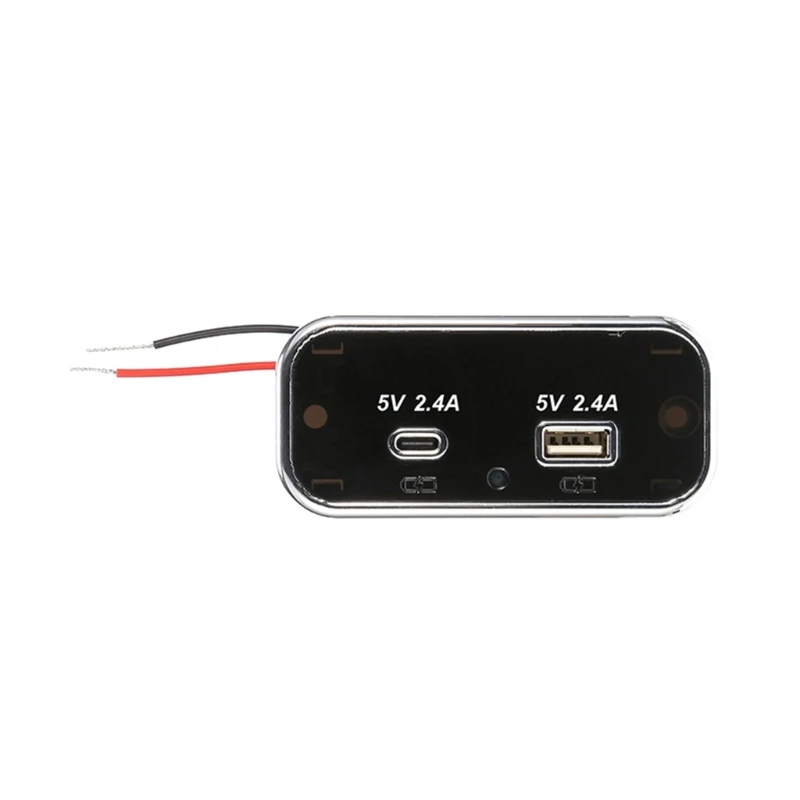 Presa per caricabatterie USB doppia ad alte prestazioni ricarica USB + PD per barche da camion 12-24V