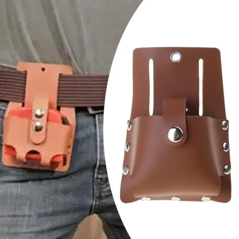 

Measuring Tape Holder PU Leather Tape Measure Large Tape Holder Practical Tape for Engineers Builders