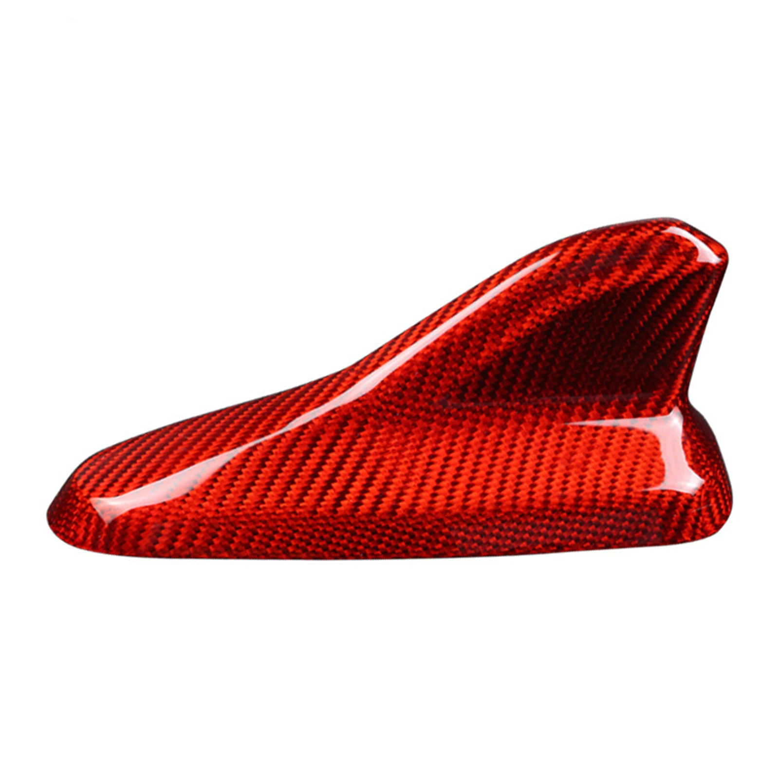 Real Carbon Fiber Exterior Shark Fin Antenna Cover Upper Dome Antennae Cap Shell For Volkswagen VW Golf 8 MK8 GTI 2022-2024