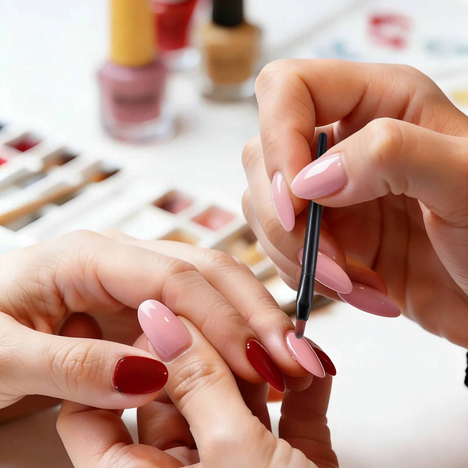 100 Pezzi Pennelli per Rossetto Portatili Usa e Getta Strumento Multifunzione per Trucco Applicatore per Lucidalabbra Pennello per Labbra per Casa e Viaggio