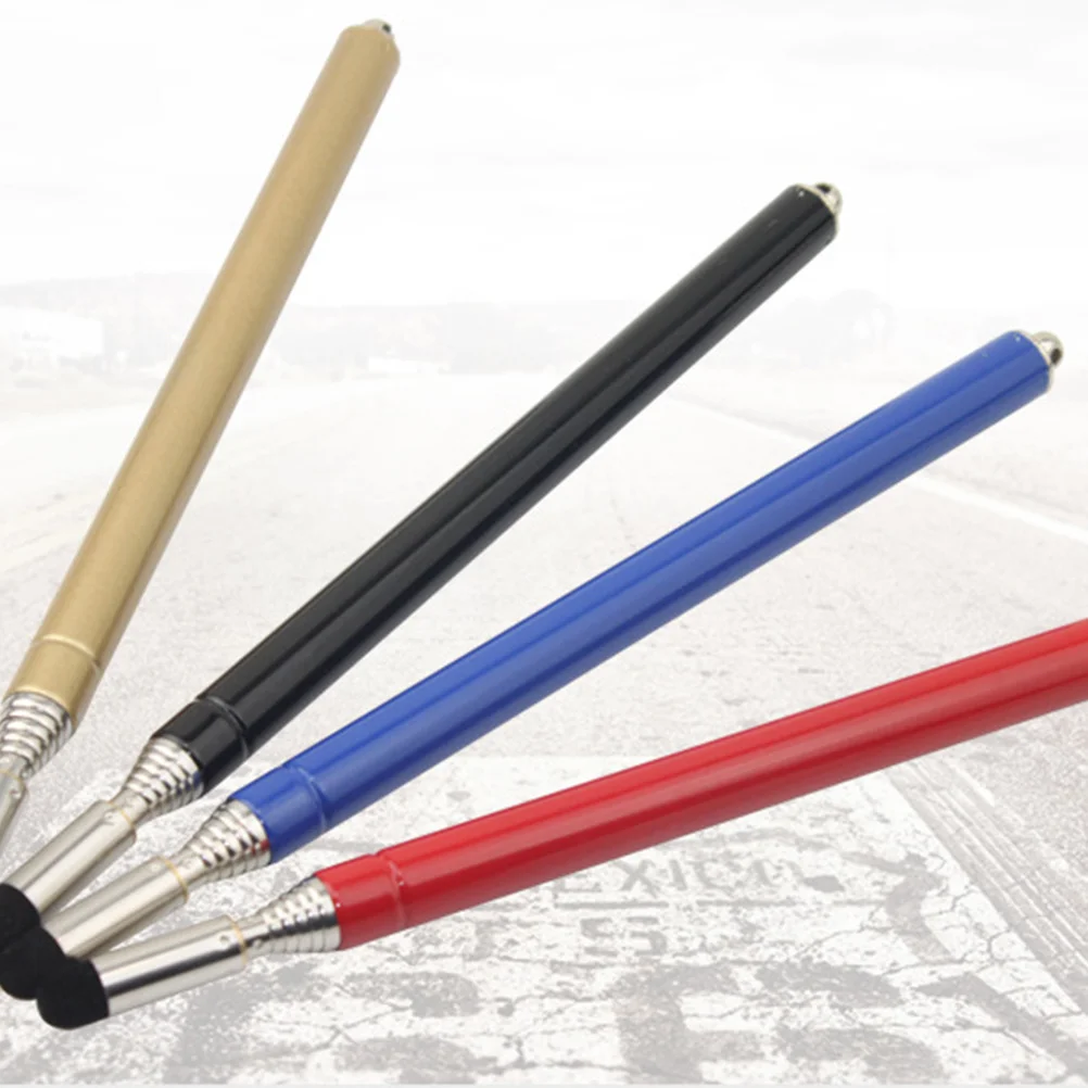 Telescopic Teachers Pointer Stainless Steel Retractable Extendable Presentation Teaching Pen Red Hand Pen Extendable