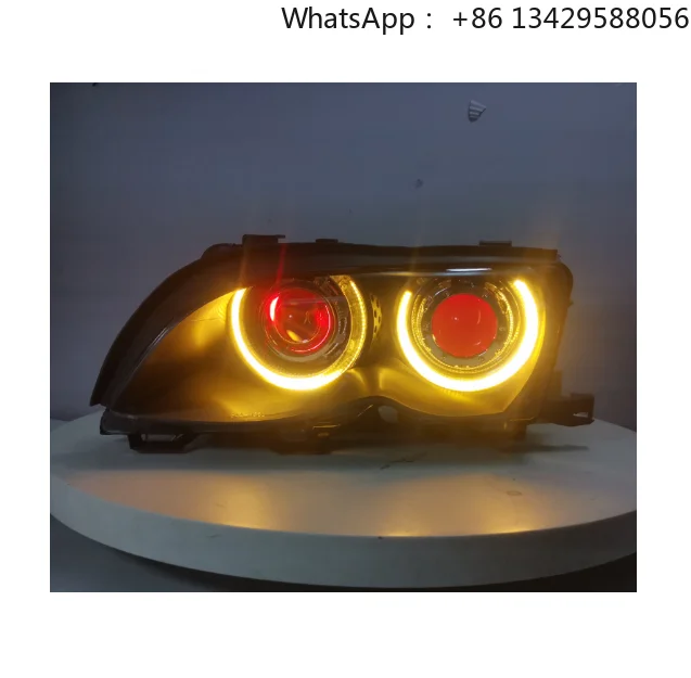 02 03 04 05 Year MODEL Refit for BMW 325i E46 Double Lens LED Front Lighting Headlight Assembly