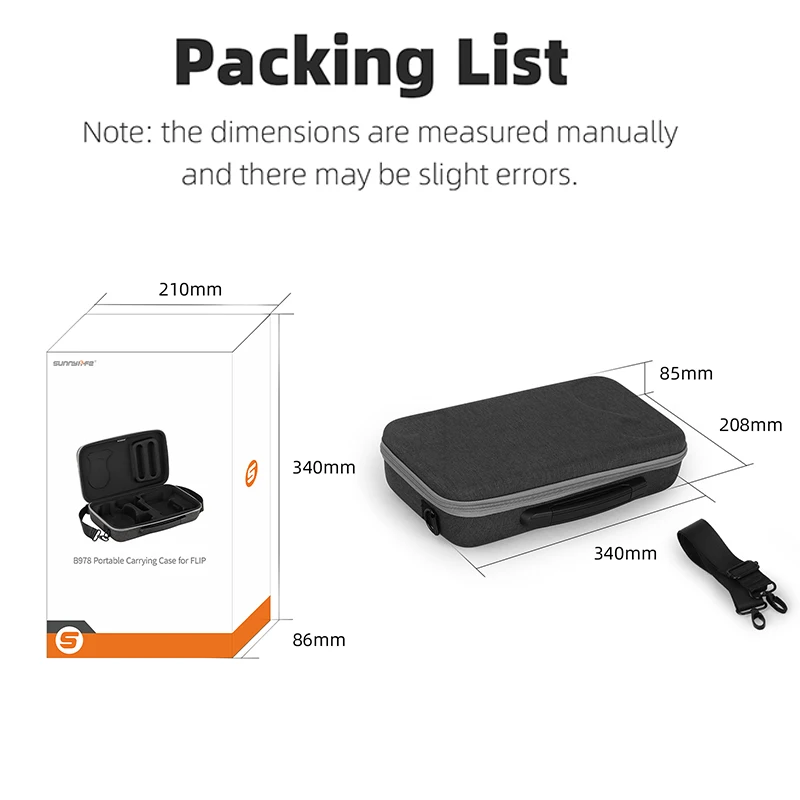 حقيبة حمل محمولة لـ DJI Flip حقيبة يد مقاومة للصدمات حقيبة سفر مقاومة للسقوط لـ DJI Flip RC 2/RC N3 ملحقات طائرة بدون طيار