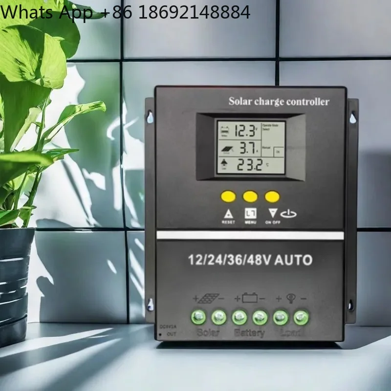 dedicated automatic identification MPPT solar charge controller for 12V 24V 36V 48V 60A 80A 100A photovoltaic