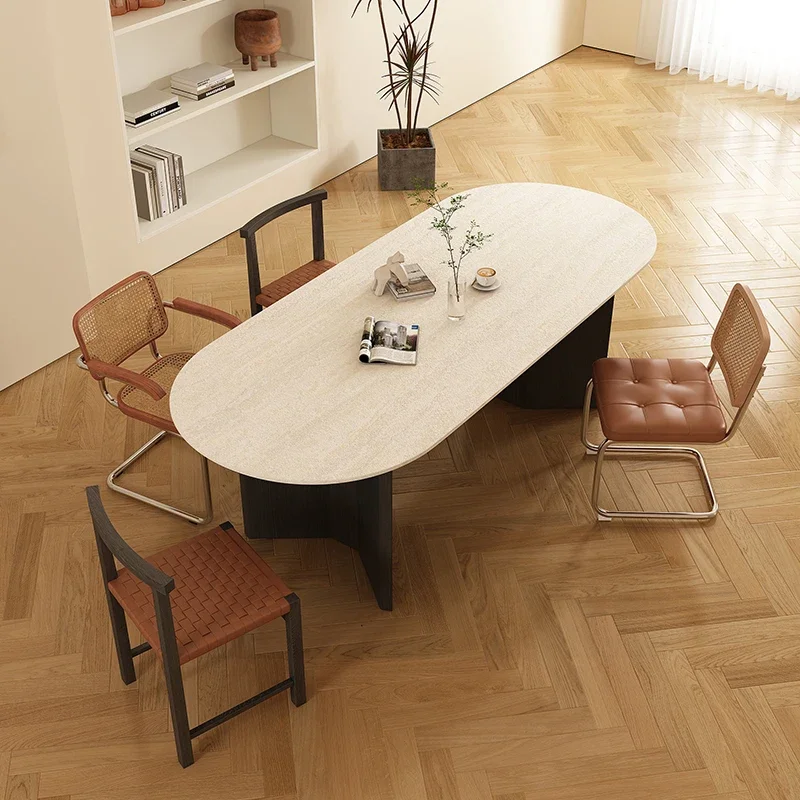 -For  Living Room Dining Table Party Floor High Design Kitchen Dining Table Room Restaurant Gaming Muebles Unique Furnitur