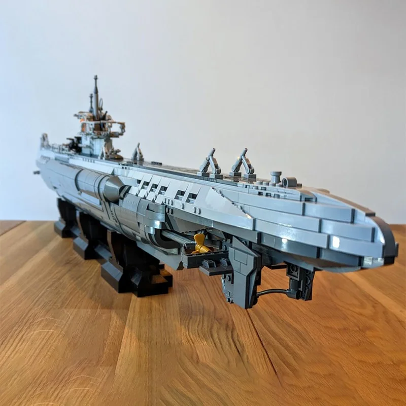 4565 قطعة MOC U قارب نوع VIIC قارب نموذج بناء هدية الكريسماس كتل العمارة تجميع لتقوم بها بنفسك التعليم لعبة الطوب عيد ميلاد #3