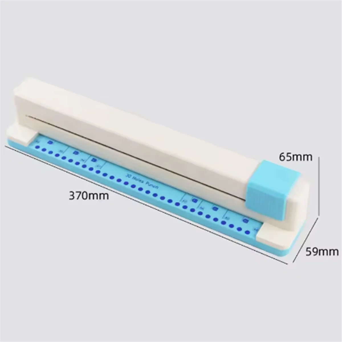 AA98 펀칭기 30 홀 문서 칼라 펀칭기 수동 DIY A4 펀칭기 사무용품