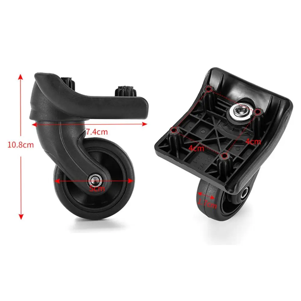 Ruote per valigie da viaggio di ricambio Ruote per valigie da viaggio Mute Ruote per valigie universali durevoli Ruote girevoli per valigia da viaggio