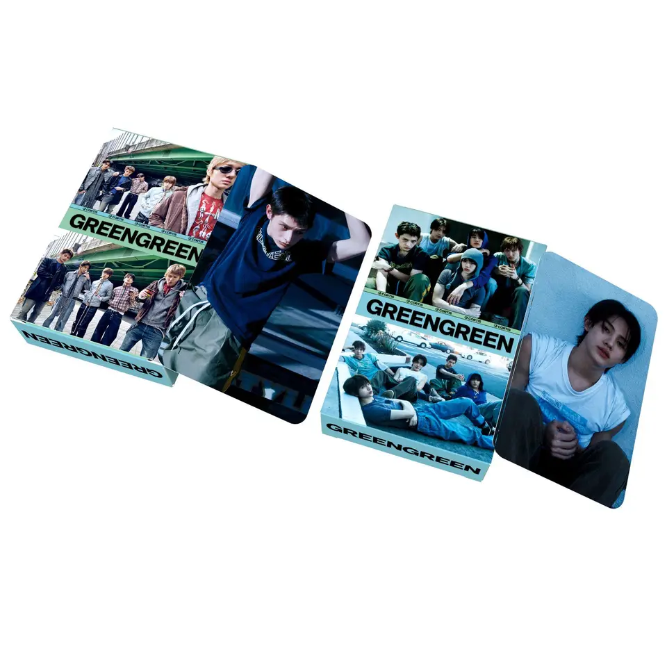 CORTIS Mini Album GREENGREEN Cosplay Photocards High Quality INS