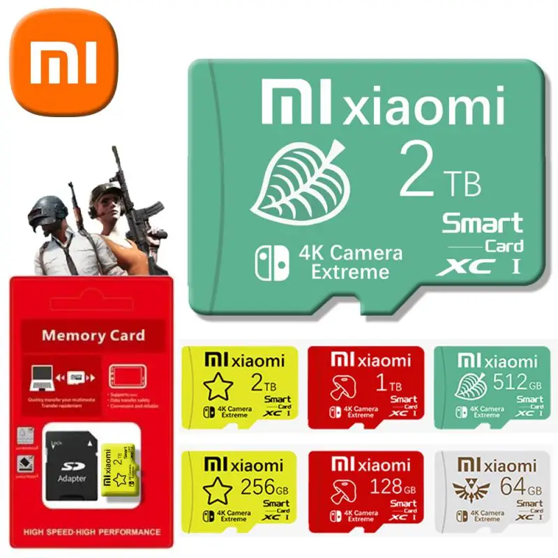 Xiaomi карта памяти, диктофон, планшетофон, карта памяти Micro SD на 1 ТБ, 128 ГБ для наушников, динамик, HD-камера, игровой переключатель