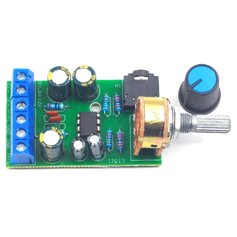 Płytka wzmacniacza audio stereo TDA2822M 2.0, płytka wzmacniacza stereo DC, płytka wzmacniacza radiowego DC 1.8-12V