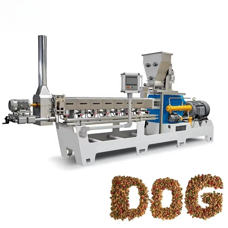 خط إنتاج آلة صنع أغذية الكلاب الأليفة ذات السعة الكبيرة الكاملة من الفولاذ المقاوم للصدأ توفر محرك بخاري صغير مضخة لولبية مزدوجة #2