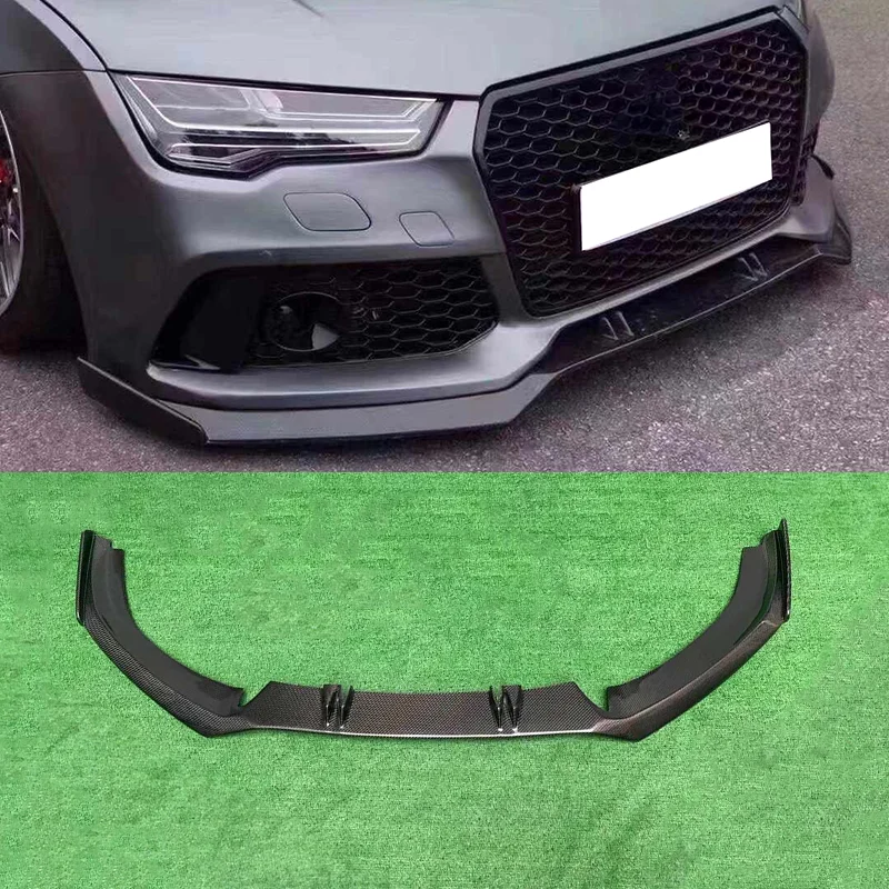 

carbon fiber front bumper lip for a7 rs7