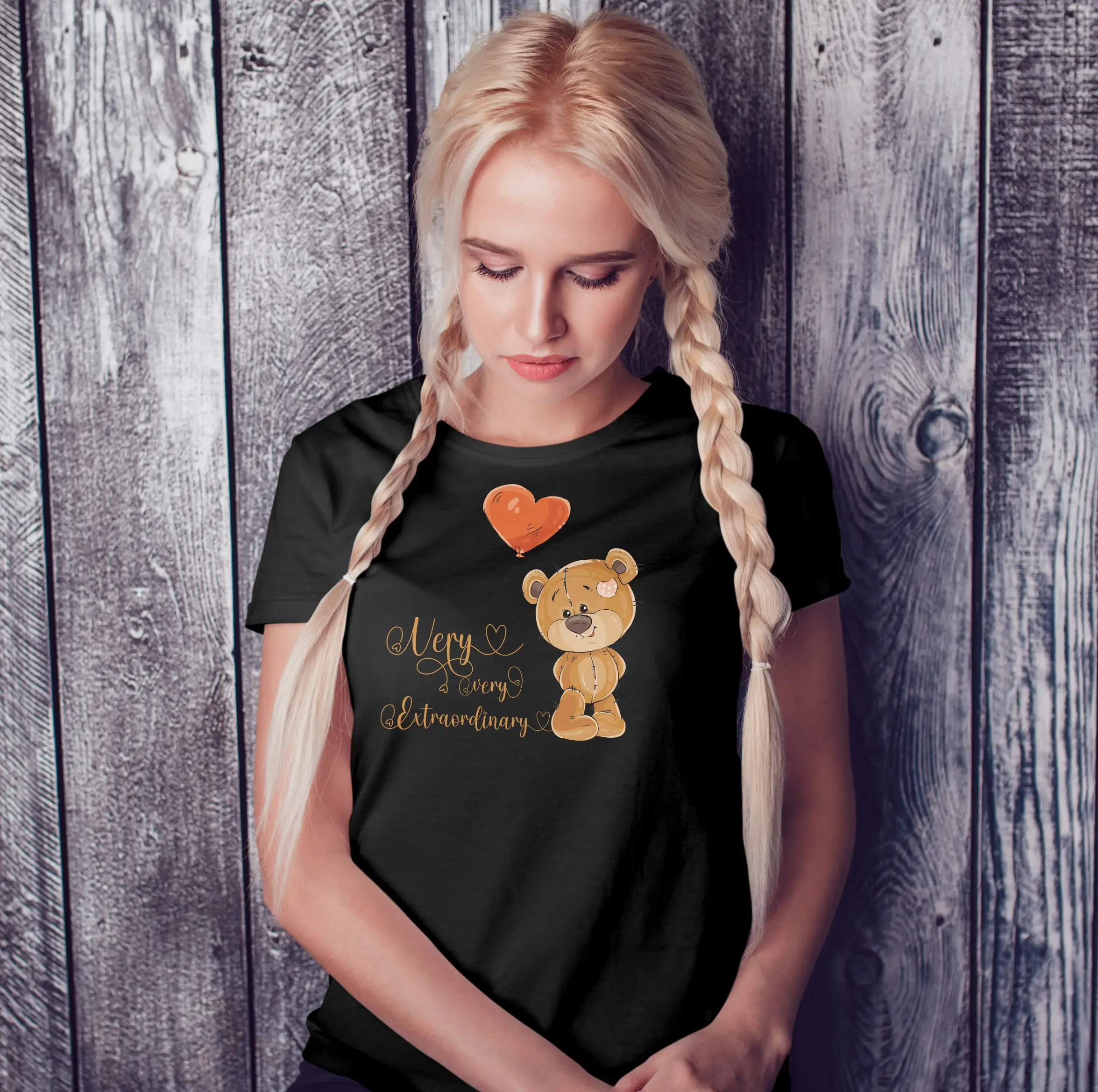 love is very extraordinary teddy bear t shirt