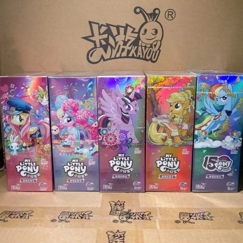 

Коллекция карт KAYOU My Little Pony для Shiny Moon 9, полная серия, оригинальная периферийная карта в стиле аниме